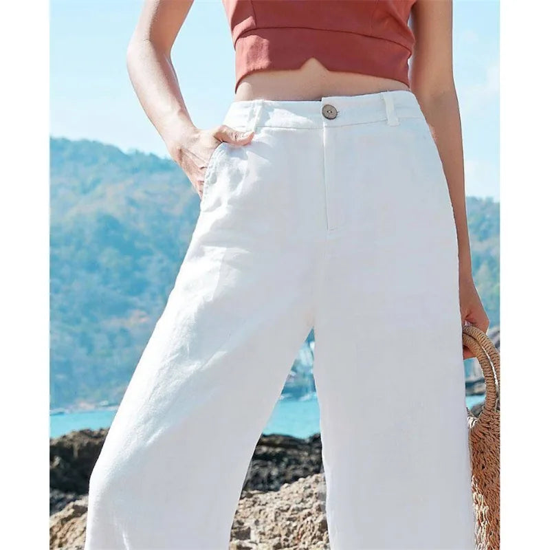 Pantalones Ibicencos Blancos