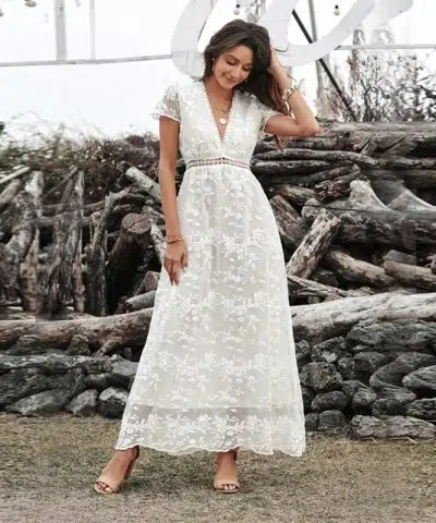 Vestido Ibicenco de Boda Civil