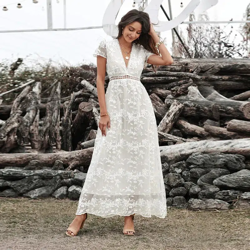 Vestido Ibicenco de Boda Civil