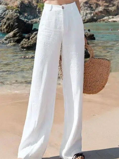 Pantalones Ibicencos Blancos