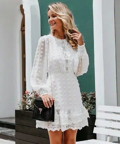 Vestido Ibicenco Corto de Ceremonia