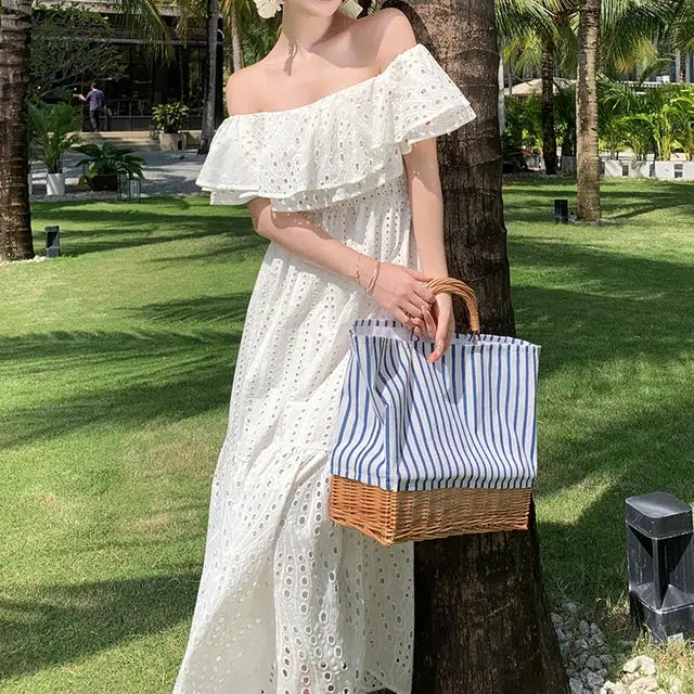 Vestido Ibicenco Blanco Chic