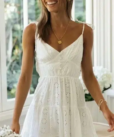 Vestido Ibicenco Corto de Tirantes