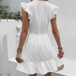 Vestido Adlib Blanco Corto