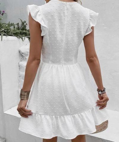 Vestido Adlib Blanco Corto