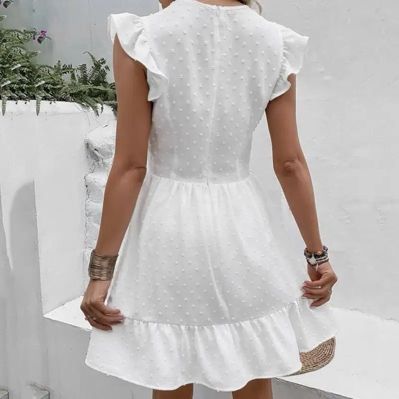 Vestido Adlib Blanco Corto