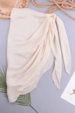 Falda pareo beige moda ibicenca