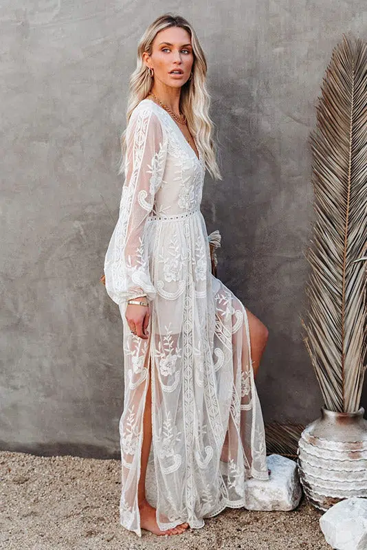 Vestido Ibicenco Mangas Largas