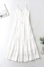 Vestido de ceremonia de poliester al estilo de Ibiza