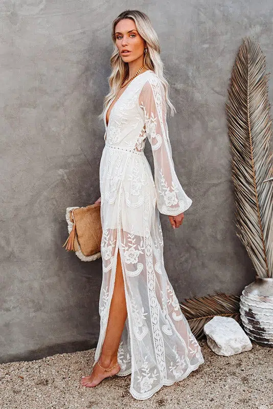 Vestido Ibicenco Mangas Largas